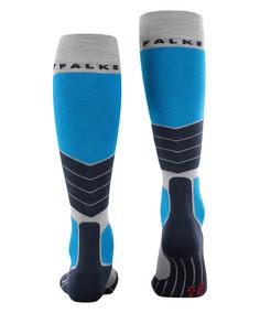 Rückansicht von Falke Skisocken Herren light grey (3400)
