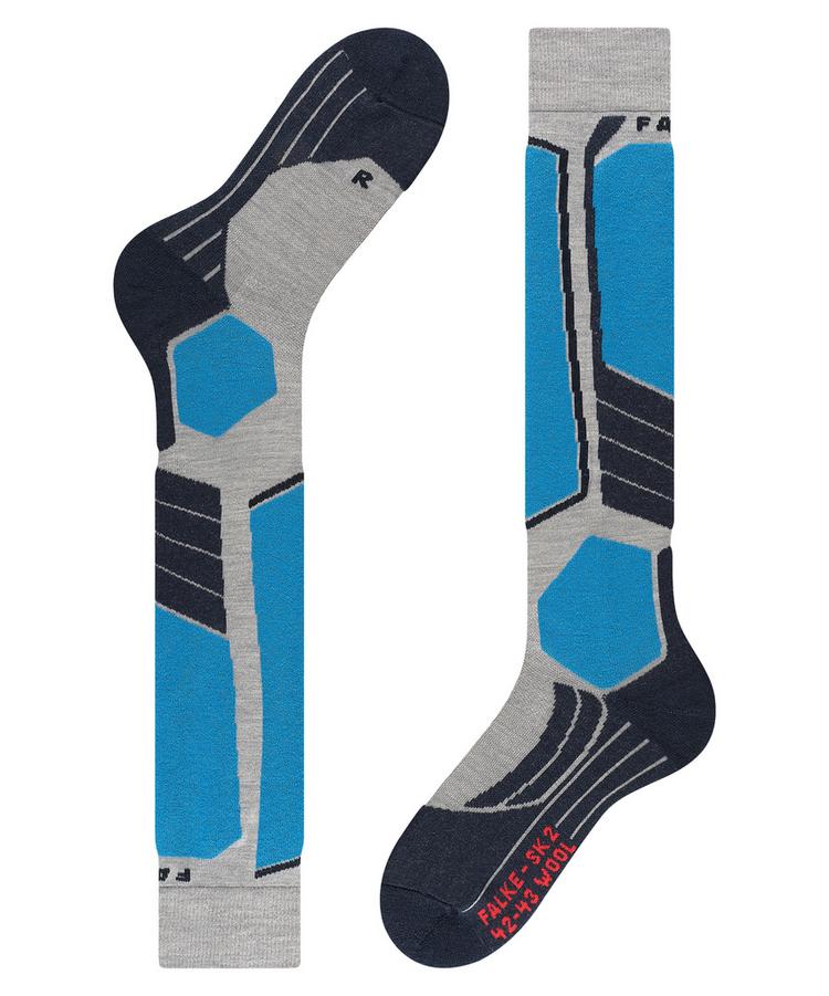 Falke Falke SK2 Intermediate Wool Ski Socken Herren - light grey (3400) - 3 | SportScheck