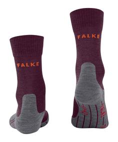 Rückansicht von Falke Socken Laufsocken Damen dark mauve (8213)