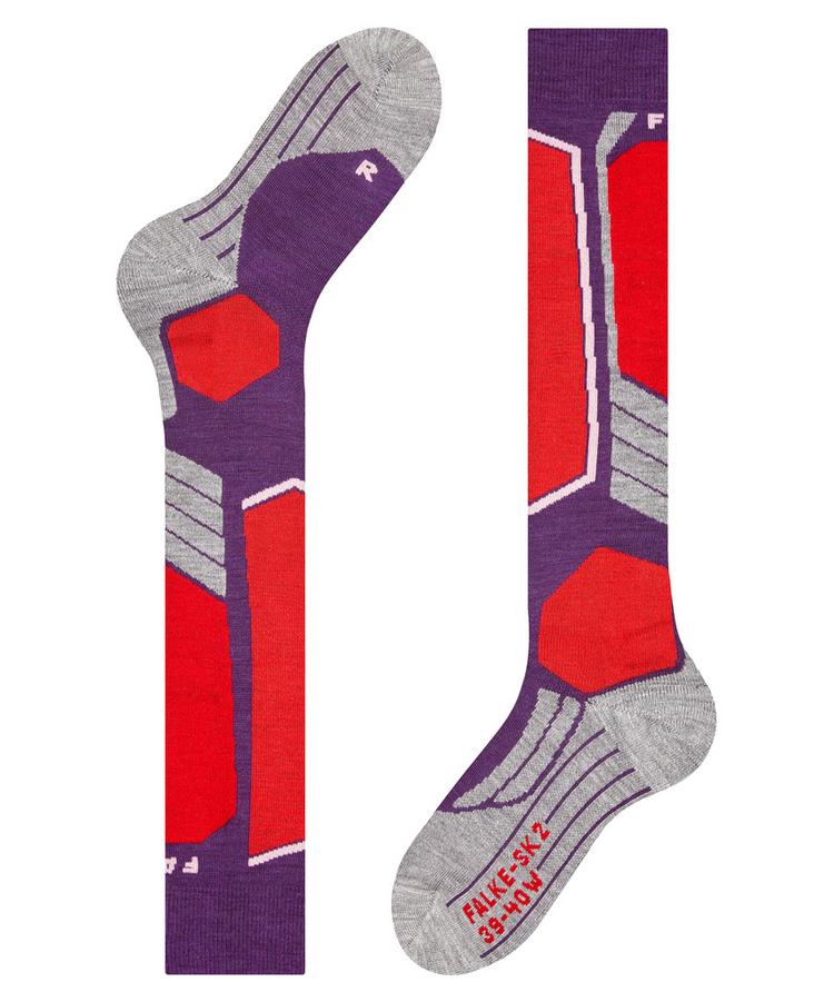 Falke Falke SK2 Intermediate Ski Socken Damen - grape royal (8283) - 3 | SportScheck