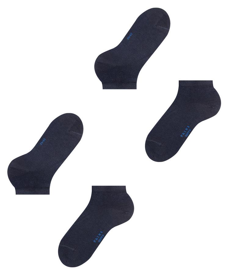 Falke Falke Happy  2-Pack Sneaker Socken Herren - dark navy (6375) - 2 | SportScheck