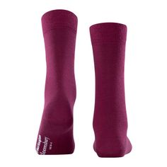 Rückansicht von Burlington Merino Socken Freizeitsocken Damen merlot (8005)