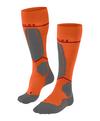 Falke SK4 Adv. CompressionLight Ski Socken Herren - flash orange (8034)