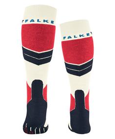 Rückansicht von Falke Skisocken Kinder off-white (2040)