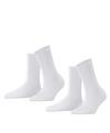 Falke Happy  2-Pack Socks Socken Damen - white (2000)