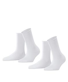 Falke Happy  2-Pack Socks Freizeitsocken Damen white (2000)