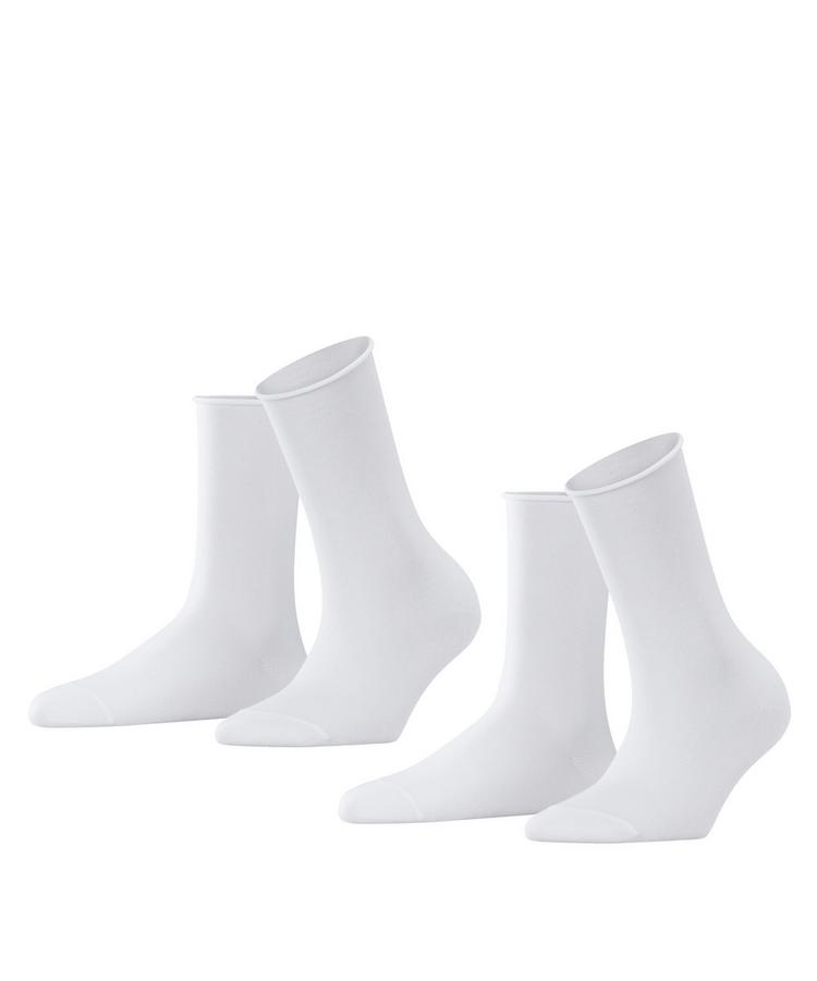 Falke Falke Happy  2-Pack Socks Socken Damen - white (2000) - 0 | SportScheck