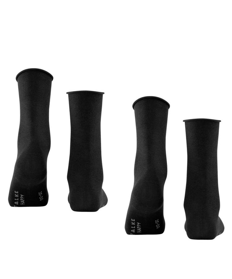 Falke Falke Happy  2-Pack Socks Socken Damen - black (3000) - 0 | SportScheck