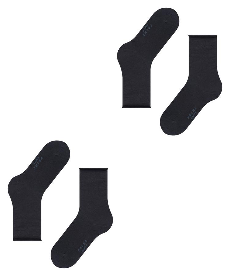 Falke Falke Happy  2-Pack Socks Socken Damen - dark navy (6375) - 2 | SportScheck