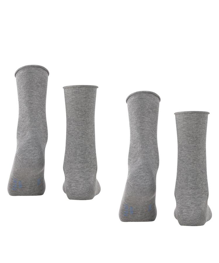 Falke Falke Happy  2-Pack Socks Socken Damen - light greymel. (3390) - 0 | SportScheck
