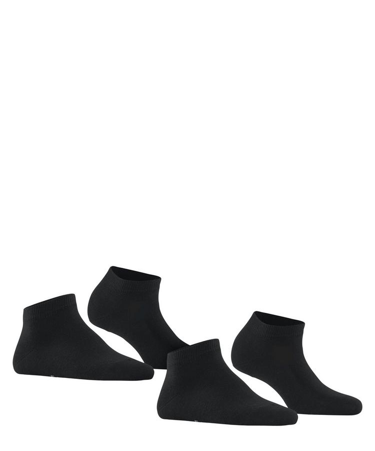 Falke Falke Happy  2-Pack Sneaker Socken Damen - black (3000) - 0 | SportScheck