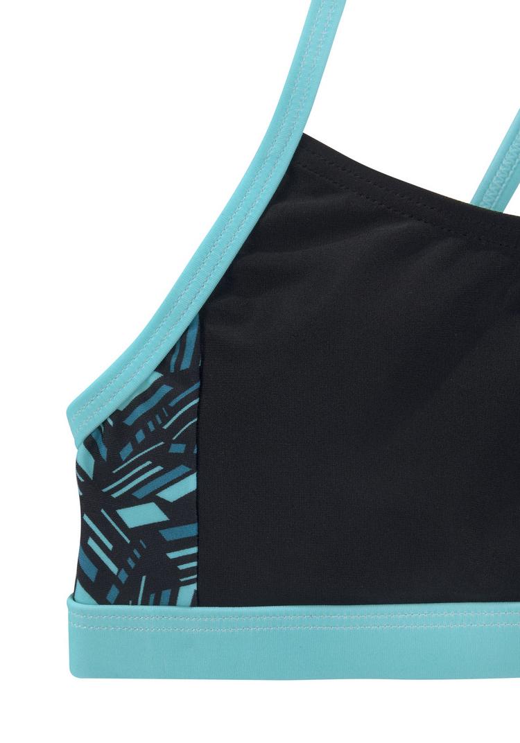 Bench Bench Bustier-Bikini Bikini Set Damen - schwarz-blau - 0 | SportScheck