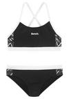 Bench Bustier-Bikini Bikini Set Damen - schwarz-wei&szlig;