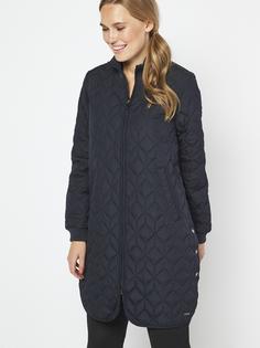 Rückansicht von Ilse Jacobsen ART06 Steppjacke Damen dark indigo