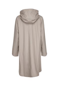 Rückansicht von Ilse Jacobsen RAIN71 Regenmantel Damen light brown