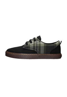 Rückansicht von ethletic Fair Brody Sneaker tartan mystic green