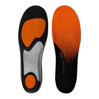 BAMA AMA Work 3D Fußbett Einlegesohlen black/orange