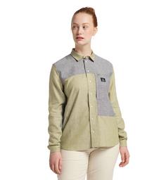 Rückansicht von Haglöfs Dal LS Shirt Outdoorhemd Damen Thyme Green/Magnetite