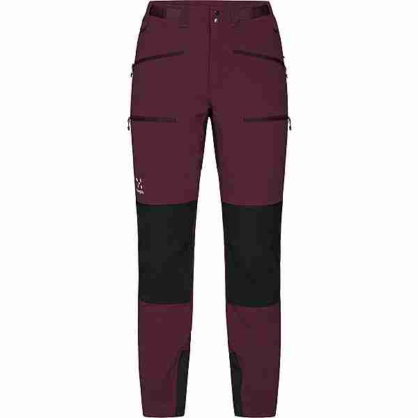 Haglöfs Rugged Standard Pant Trekkinghose Damen Aubergine/True Black