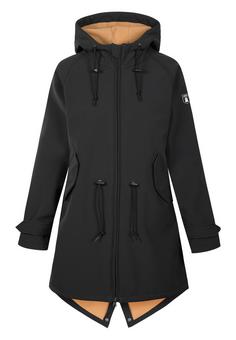 Derbe Island Friese Softshelljacke Damen schwarz