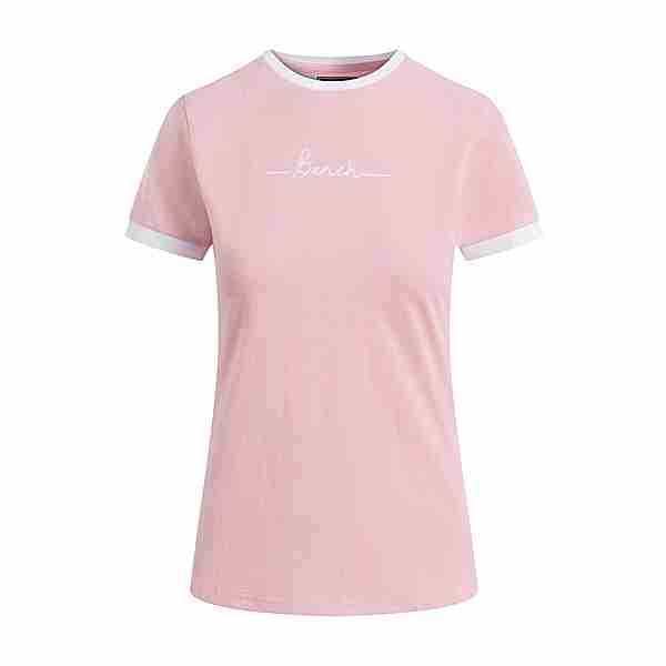 Bench Varsity T-Shirt Damen Washed Pink