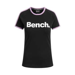 Bench Annora T-Shirt Damen Black/Mauve/Grey Marl
