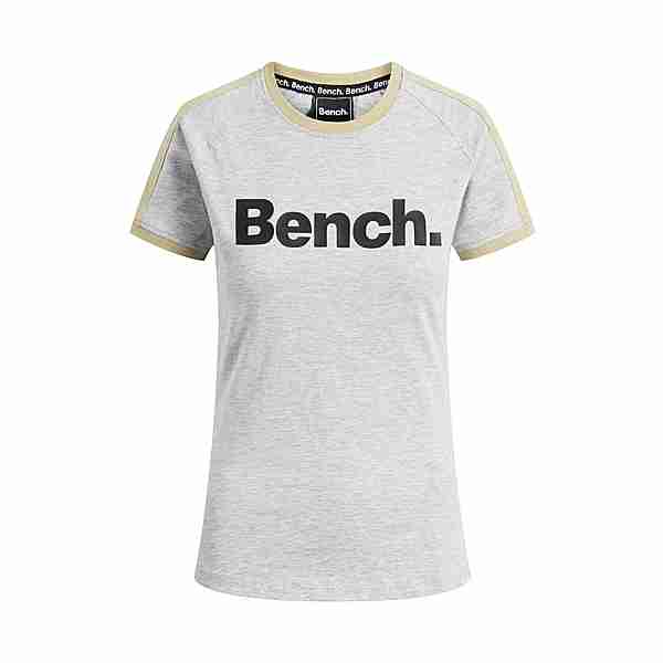 Bench Annora T-Shirt Damen Grey Marl/Light Khaki/White