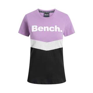 Bench Jayjay T-Shirt Damen Black/Mauve/Grey Marl