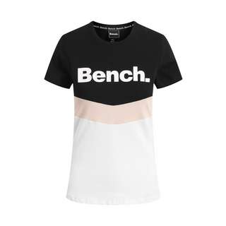 Bench Jayjay T-Shirt Damen White/Black/Stone