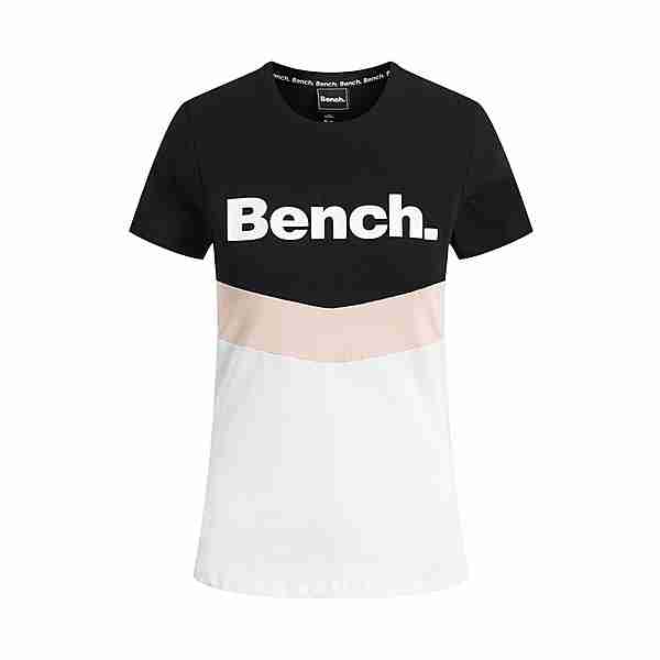 Bench Jayjay T-Shirt Damen White/Black/Stone