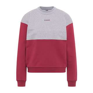 SOMWR SWEETEST SWEATER Sweatshirt Damen light grey melange / rhubarb red