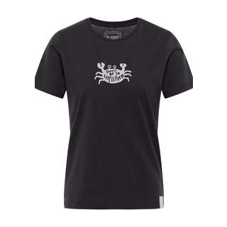 SOMWR SHELLFISH TEE T-Shirt Damen stretch limo black / grey