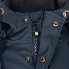 Rückansicht von ANKERGLUT ANKERGLUTREISE Regenjacke Herren navy