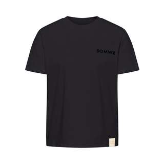 SOMWR T Shirt With Side Logo T-Shirt Damen stretch limo black BLK000