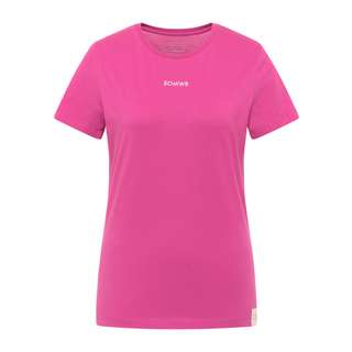 SOMWR Essential T-Shirt With Logo T-Shirt Damen festival fuchsia PUR002