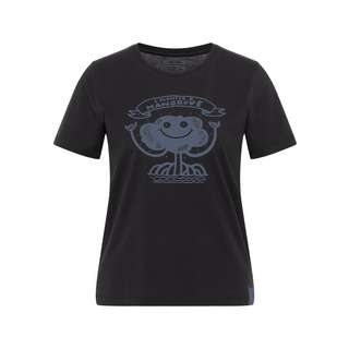 SOMWR T-Shirt With Mangrove Print T-Shirt Damen stretch limo black BLK000