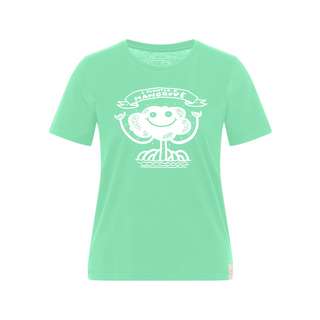 SOMWR T-Shirt With Mangrove Print T-Shirt Damen jade cream green GRE004