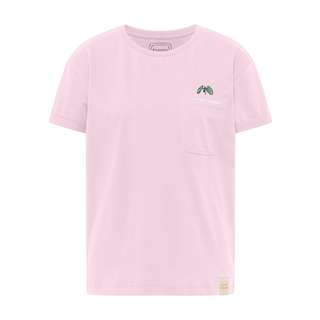 SOMWR T-Shirt With Mangrove Detail On Pocket T-Shirt Damen lilac snow PUR001