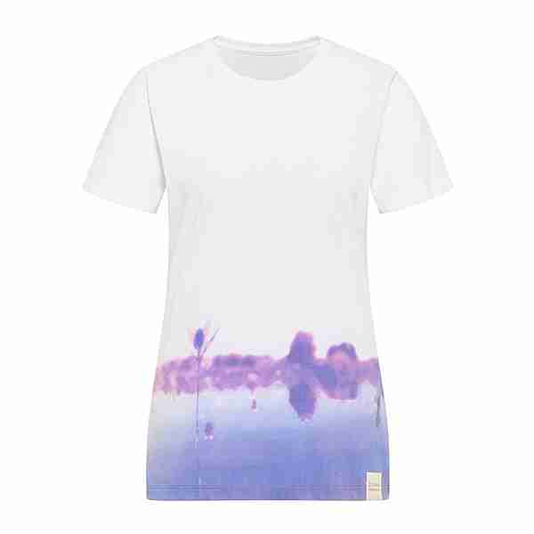 SOMWR T-Shirt With Decorated Logo T-Shirt Damen bright white/purple WHT004
