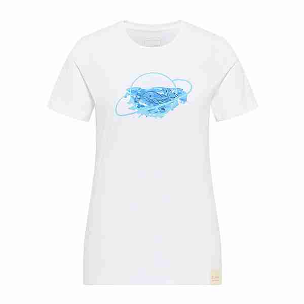 SOMWR T-Shirt With Tie-Die Mangrove Print T-Shirt Damen bright white WHT002