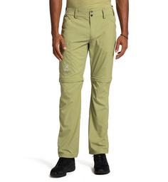 Rückansicht von Haglöfs Lite Standard Zip-off Pant Trekkinghose Herren Thyme Green