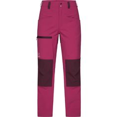 Haglöfs Mid Relaxed Pant Trekkinghose Damen Deep Pink/Aubergine
