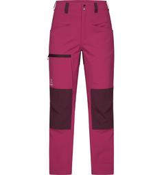 Haglöfs Mid Relaxed Pant Trekkinghose Damen Deep Pink/Aubergine