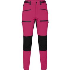 Haglöfs Rugged Slim Pant Trekkinghose Damen Deep Pink/True Black