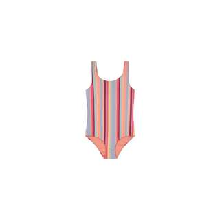 Shiwi ruby mykonos stripe Badeanzug Kinder blush pink