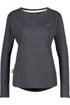 ALIFE AND KICKIN LeaAK A Langarmshirt Damen - moonless melange