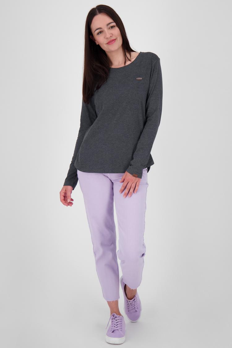 ALIFE AND KICKIN ALIFE AND KICKIN LeaAK A Langarmshirt Damen - moonless melange - 4 | SportScheck