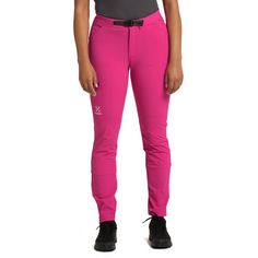 Rückansicht von Haglöfs Lizard Pant Trekkinghose Damen Ultra Pink