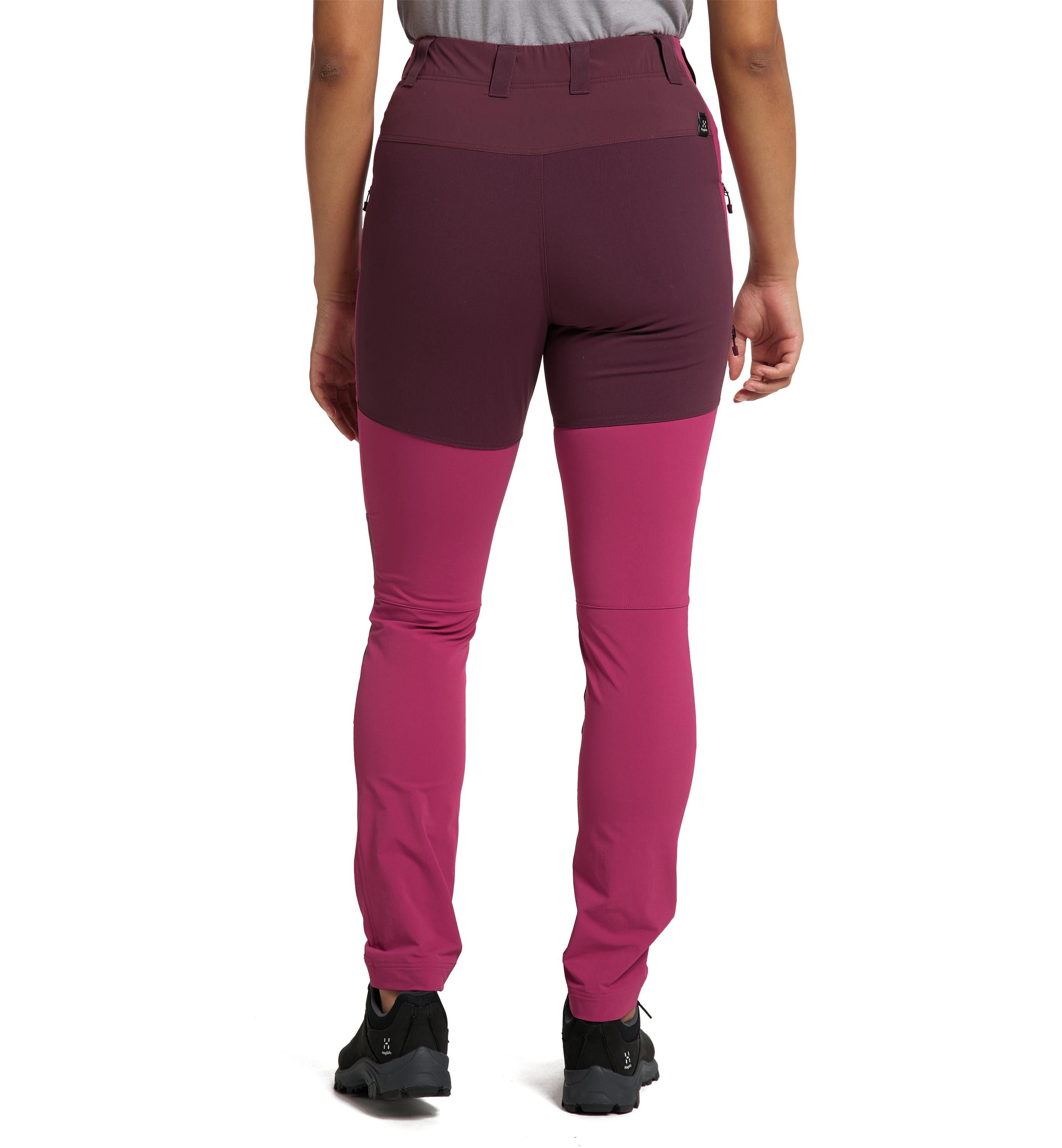 Haglöfs Mid Slim Pant Trekkinghose Damen Deep Pink/Aubergine im