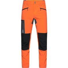 Haglöfs Rugged Slim Pant Trekkinghose Herren Flame Orange/True Black